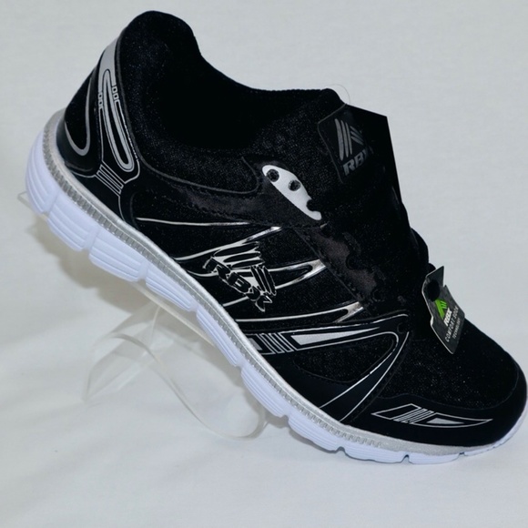 New RBX Rena 9 Women Performance Running Trainers Sneakers Black/Silver - Picture 2 of 8